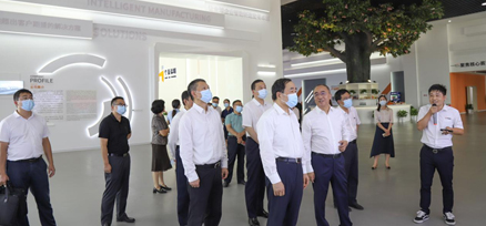 Mr. Zhao Haishan, the Vice governor of Hubei Province, visited Wuhan Huasu Jinming for investigation and guidance